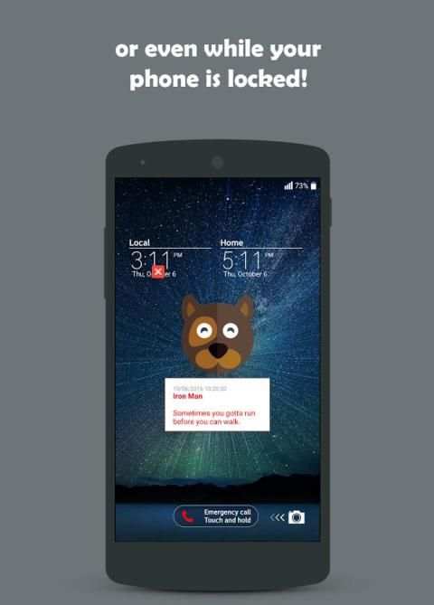 Cute SMS Popup Notification 4 تصوير الشاشة