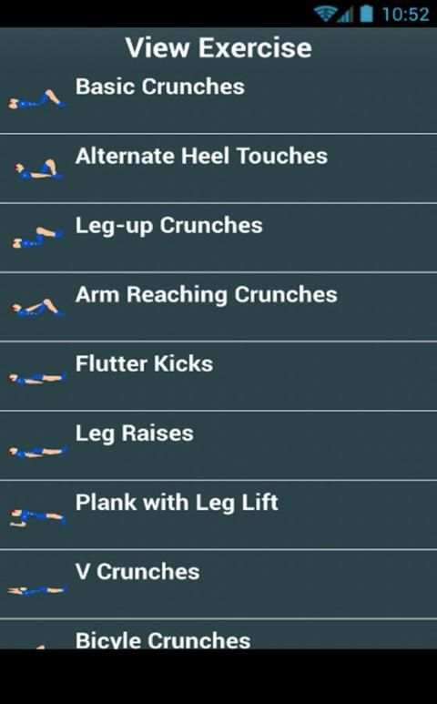 At Home Workouts For Abs screenshot 7