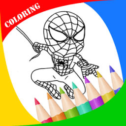 Coloring Super Hero Books иконка