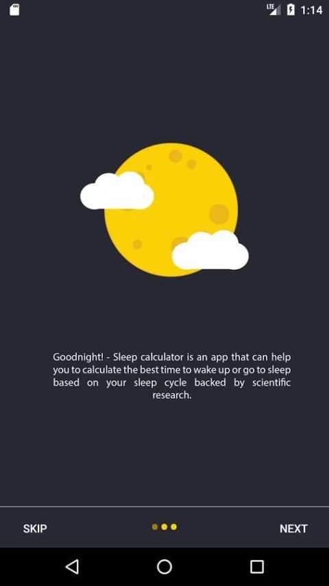 Goodnight! - Sleep Cycle Calculator скриншот 2
