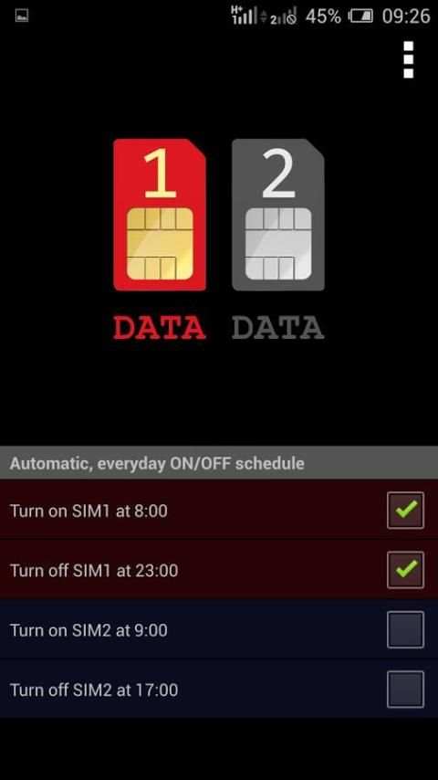 Dual SIM Switch Widget screenshot 5
