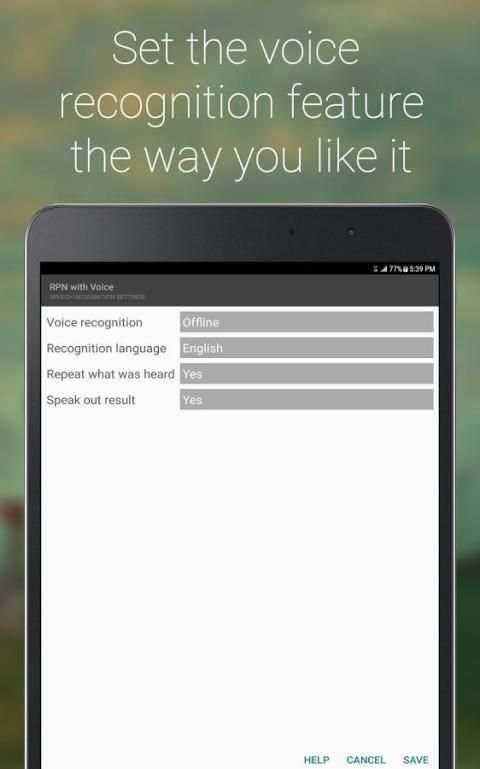 S3 RPN Calculator with Voice screenshot 11
