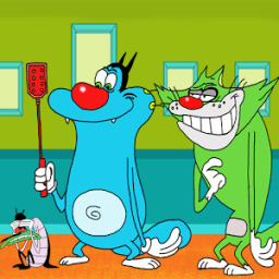 Kung fu Cat fight icon