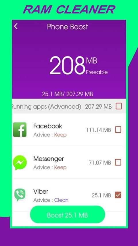 16GB Ram Cleaner Booster Cleaner App pro2018 screenshot 6