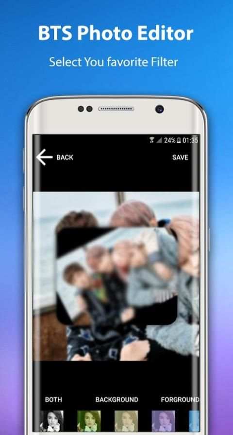 BTS Photo Editor -Fan Edition screenshot 2