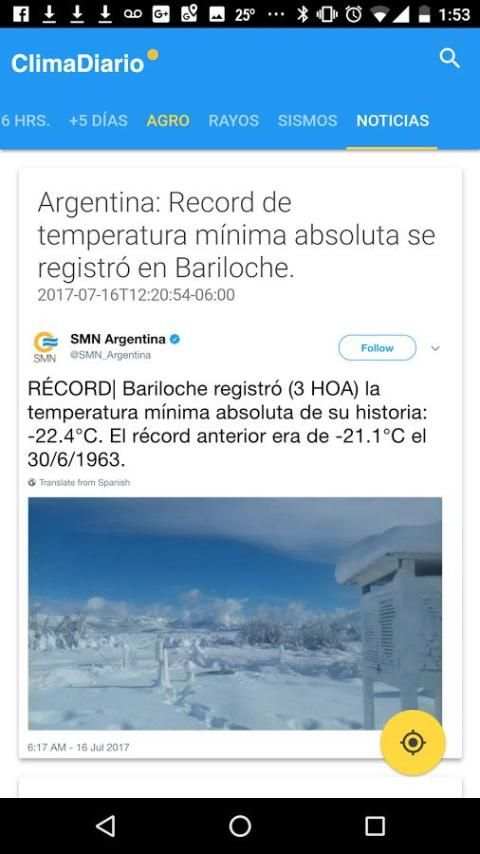 ClimaDiario - Estación meteorológica virtual скриншот 5