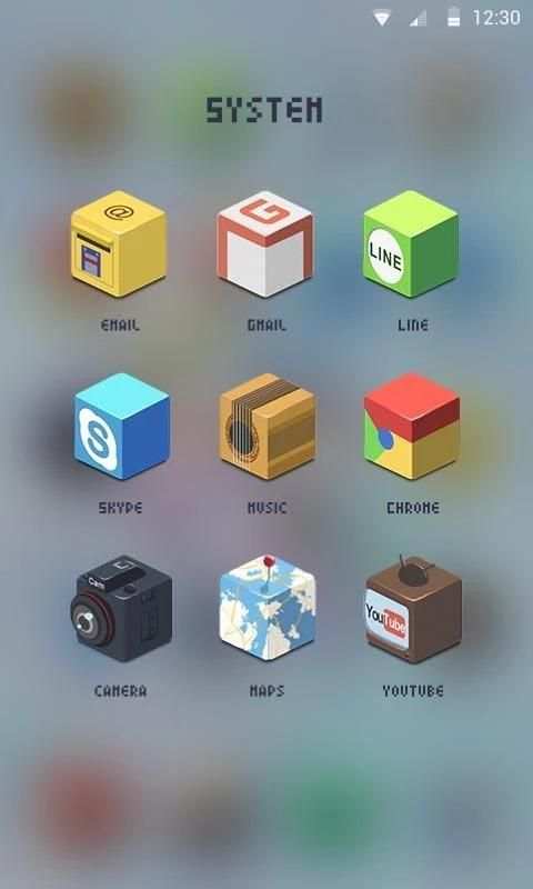 Tinybox Theme - ZERO Launcher 1 تصوير الشاشة