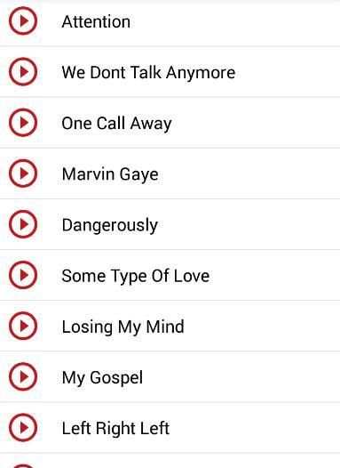 Charlie Puth Songs 2017 2 تصوير الشاشة