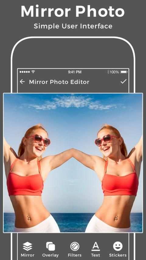 MirrorPic Photo Editor स्क्रीनशॉट 1