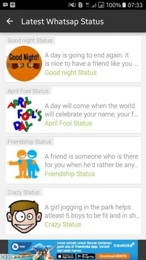 Latest Whatsap Status 2018 screenshot 4