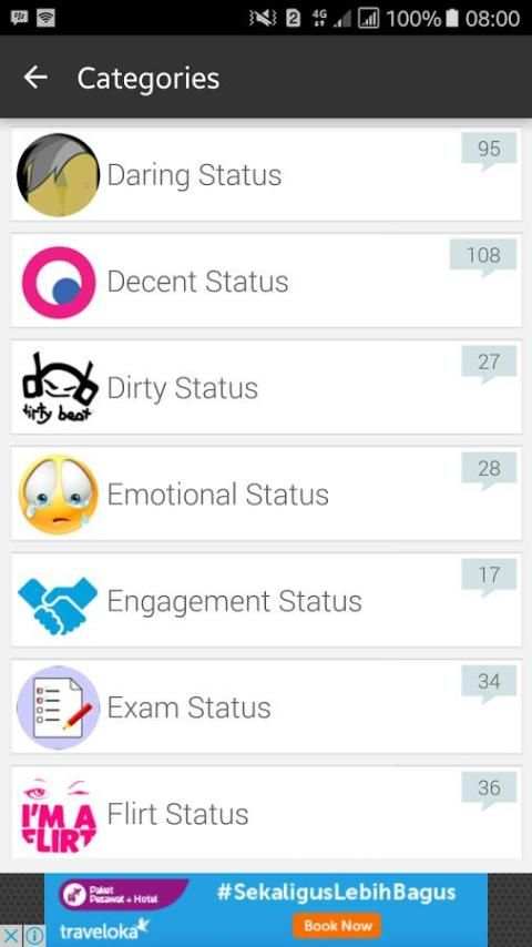 Latest Whatsap Status 2018 screenshot 1