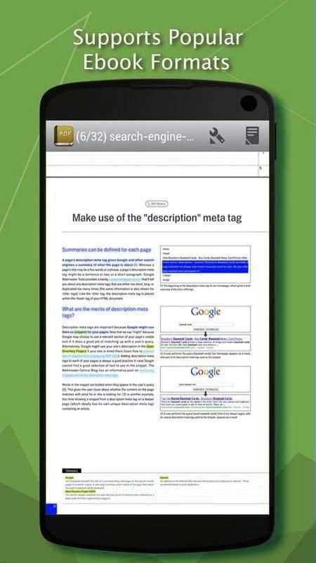 PDF Reader for Android 6 تصوير الشاشة