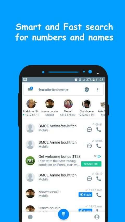 True Caller Search ID Name 1 تصوير الشاشة