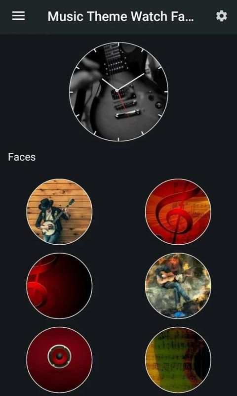 Music Theme Watch Faces स्क्रीनशॉट 4