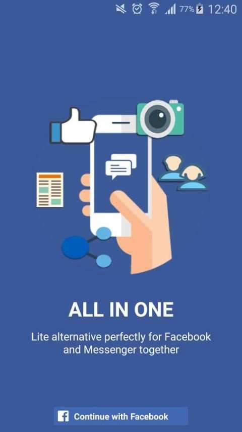 Lite both Facebook & Messenger screenshot 7