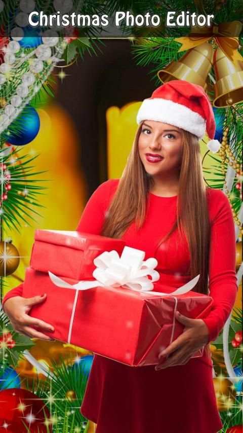 Christmas Photo Frame Editor 2017 स्क्रीनशॉट 1