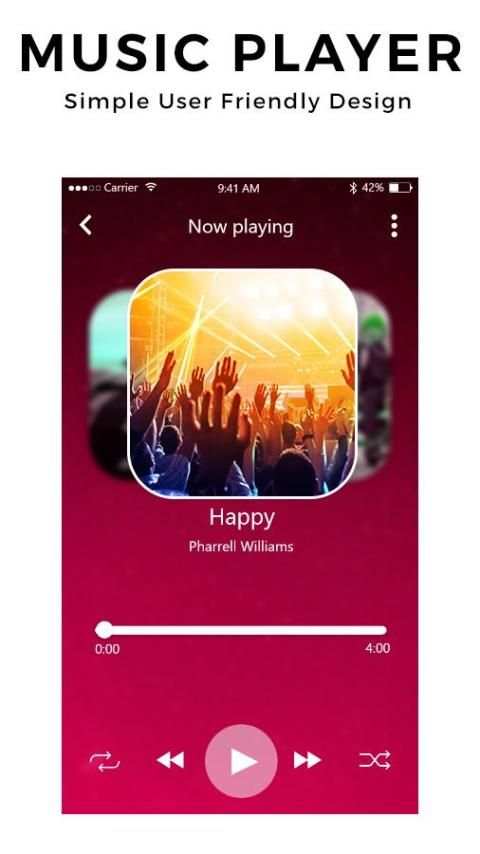 Default Music Player screenshot 1