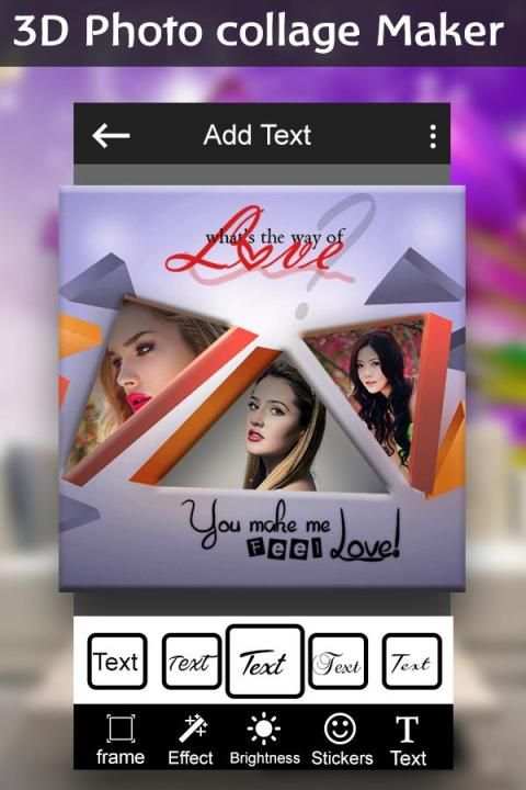 3D Photo Collage Maker screenshot 2