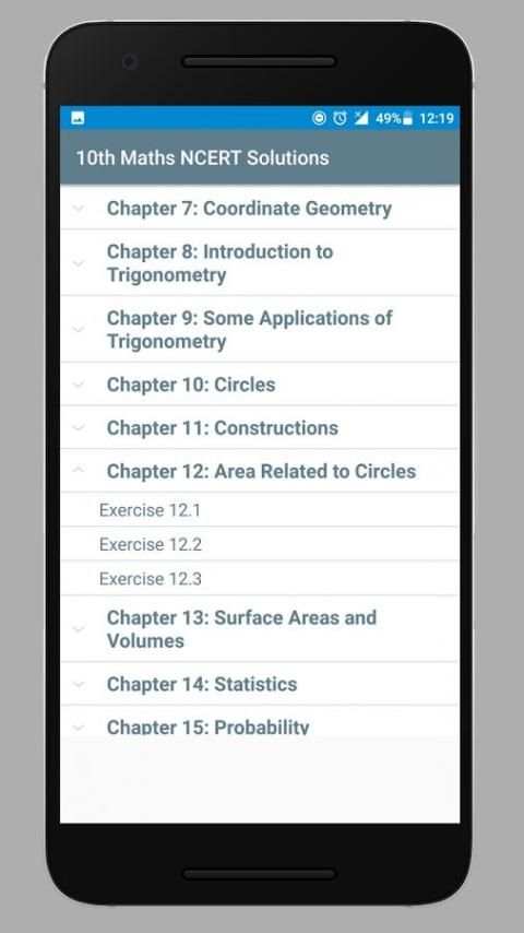 10th Maths NCERT Solutions скриншот 5
