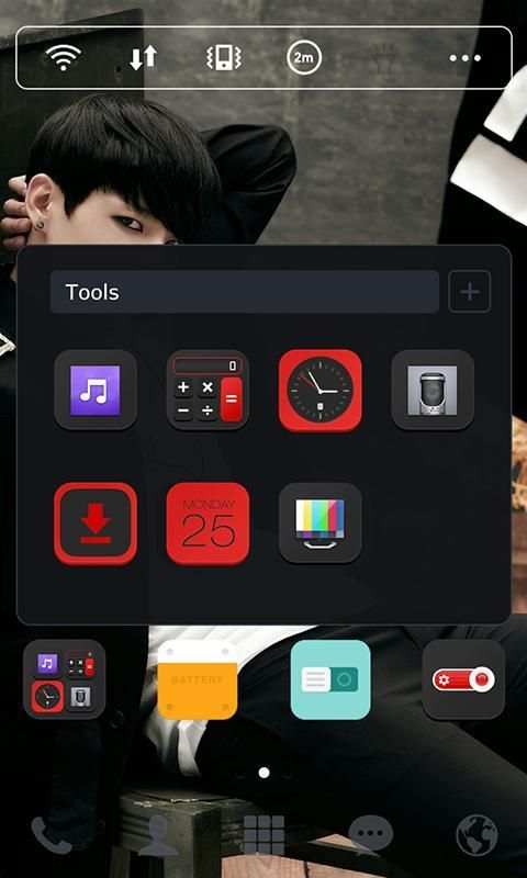 BTS J.Kook LINE Launcher theme 2 تصوير الشاشة