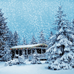 Snow Fall Live Wallpaper أيقونة