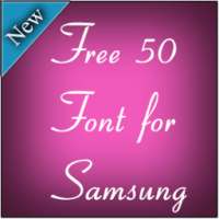 Free 50 Font for Samsung on 9Apps