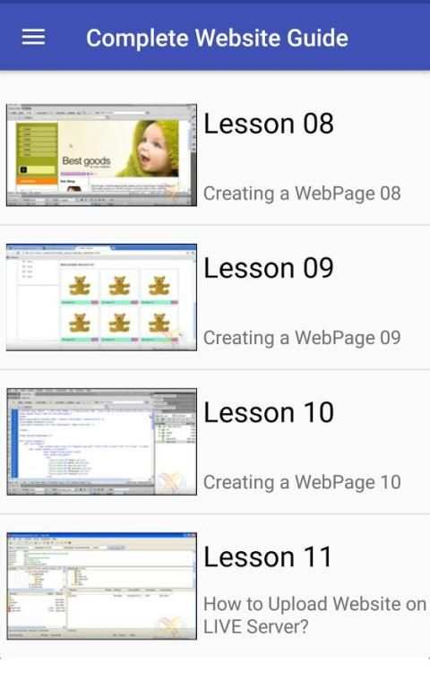 WebsiteGuide: Create Website & Make it LIVE ! скриншот 1