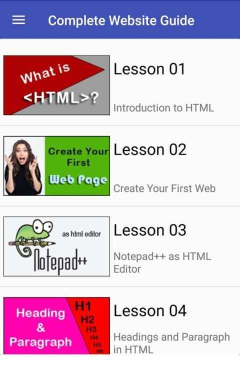 WebsiteGuide: Create Website & Make it LIVE ! screenshot 3