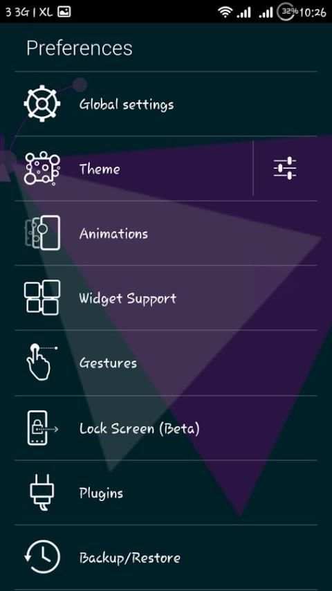 Origami Smart Launcher Theme 4 تصوير الشاشة