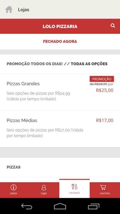 Lolo Pizzaria screenshot 1
