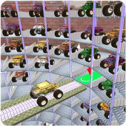 Multi-Level Monster Truck Parking Driving School