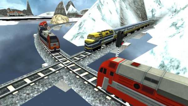 Indian Train Racing Simulator 2018 स्क्रीनशॉट 6