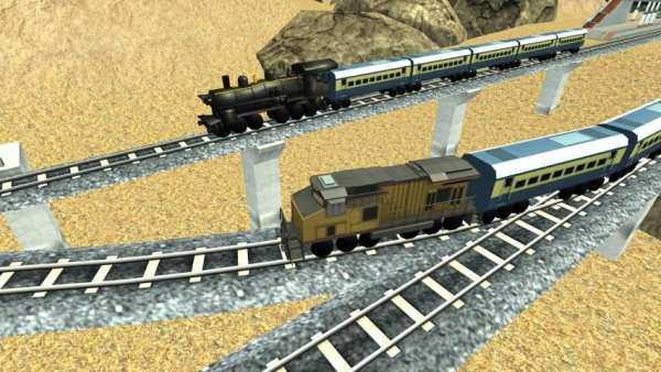 Indian Train Racing Simulator 2018 स्क्रीनशॉट 4