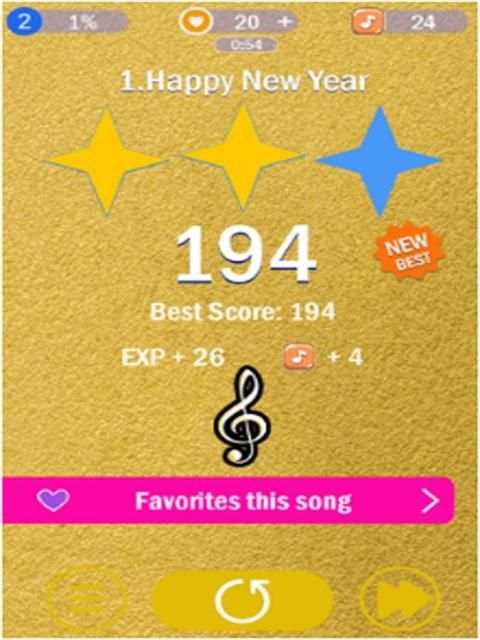 orange piano tiles 2 screenshot 4