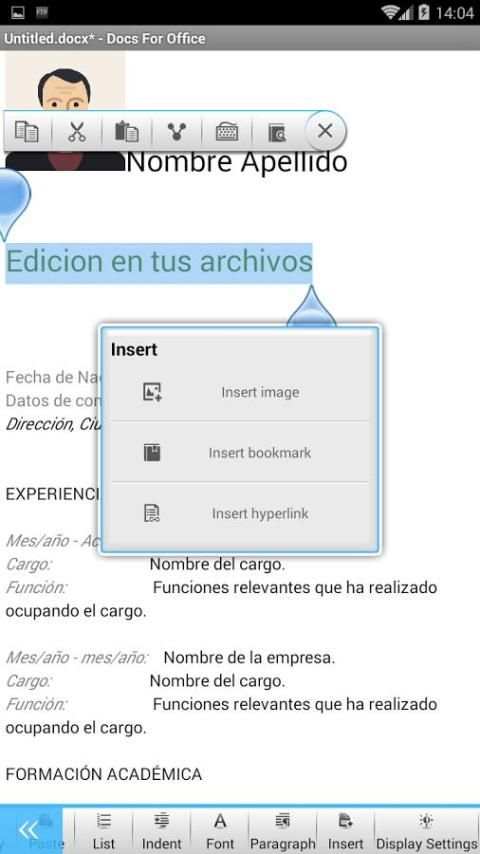 Docs For Office - Word, Docs y Sheets screenshot 4