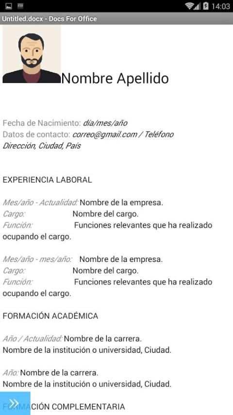 Docs For Office - Word, Docs y Sheets screenshot 3