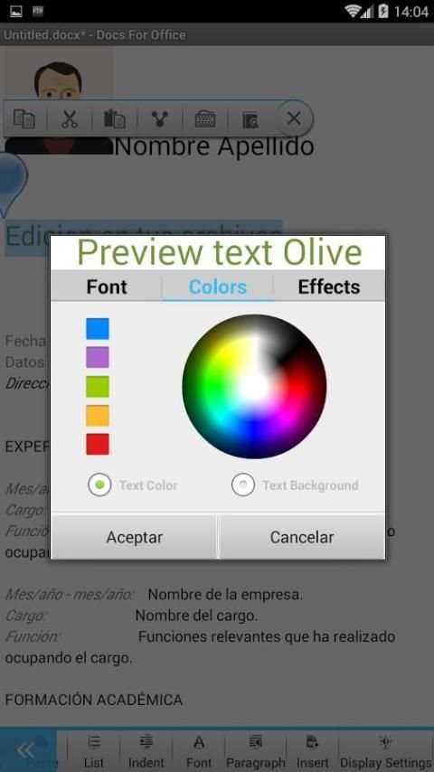 Docs For Office - Word, Docs y Sheets screenshot 5