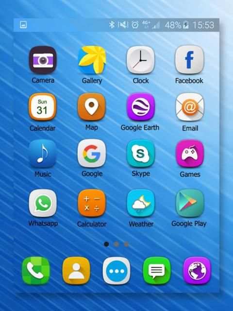 Theme for Galaxy Note 7 скриншот 1