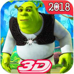 subway shrek and fiona adventure runner 3D rush