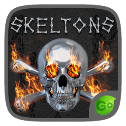 Fire Skeleton GO Keyboard Theme icon
