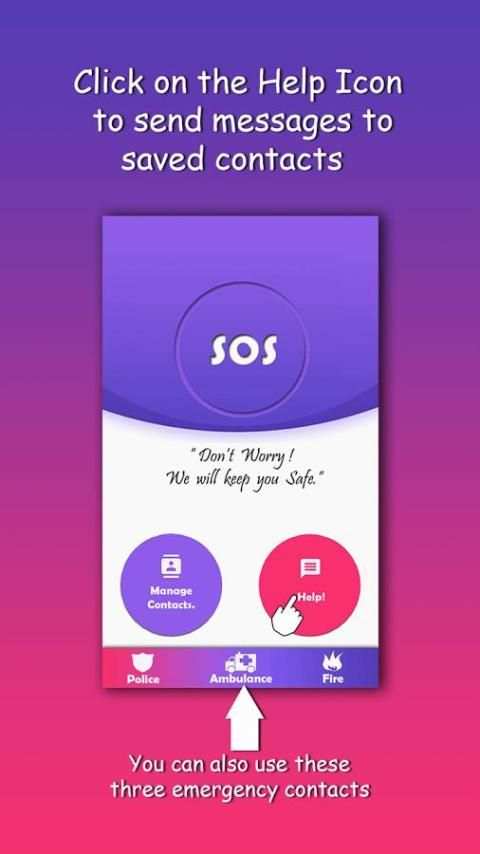 SOS Safety App स्क्रीनशॉट 6