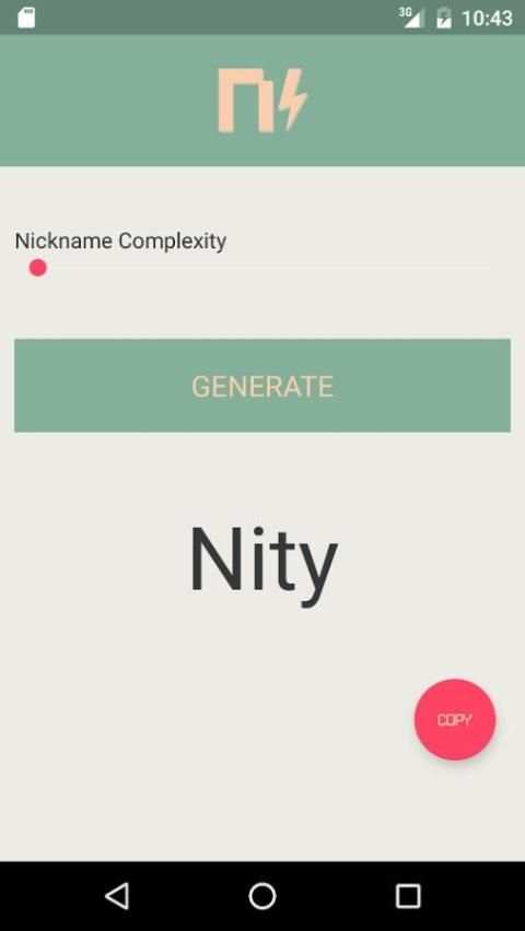 Nickname Generator скриншот 4