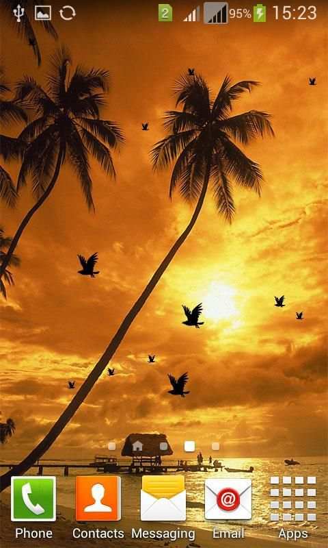 3D Birds LWP for Galaxy S6 -HD скриншот 6