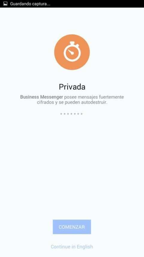 Business Messenger screenshot 1