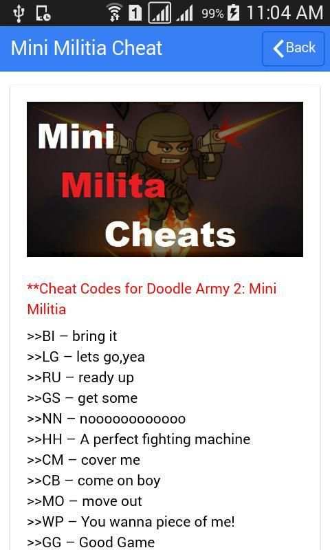 Best Free Cheats for Militia स्क्रीनशॉट 2