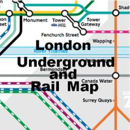 London Tube Rail Map