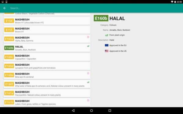 Halal E-Numbers скриншот 3