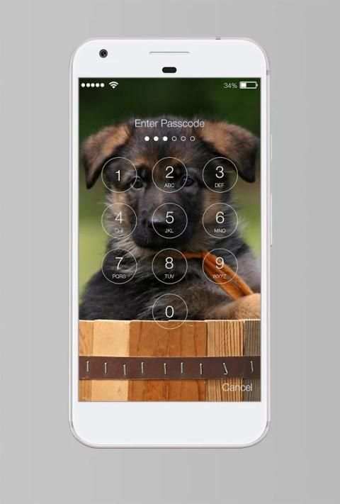 German Shepherd Dog PIN Lock Screen Password screenshot 5