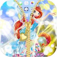 Winx Lock Zipper Club : Bloom Lock Screen on 9Apps