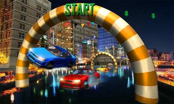 Water Surfing Car Racing Stunt screenshot 17